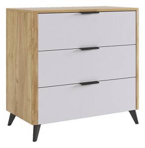 Комод Mebelson Адам MSA-02.2563 дуб крафт золотой/белое дерево