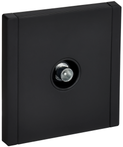 ТВ-розетка проходная IEK Forte&Piano FP-A10-P-M-K02 черный