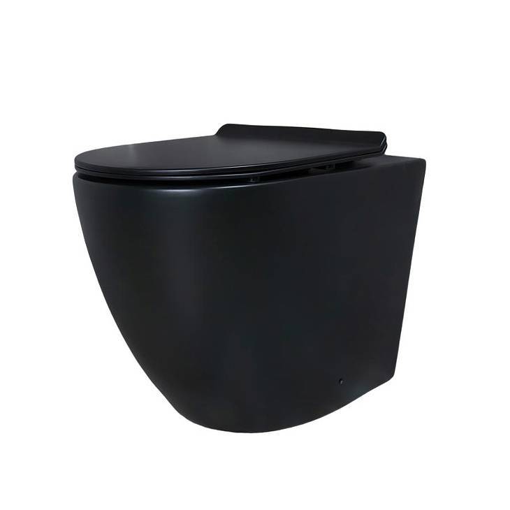 Унитаз приставной Gid Convexo 62214Y TRS-269BM черный матовый