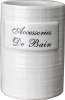 Стакан Bath Plus Bain Blanc W-CE0986B-TB