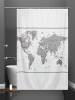 Штора для ванной Bath Plus Charme Red ch-21318 200х200, International Map I фото 2