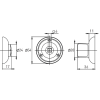 Завертка сантехническая SILLUR OL P.GOLD фото 2