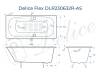 Чугунная ванна Delice Flex DLR230632R-AS 180x85, белая, с антискользящим покрытием, с ручками, с ножками фото 9