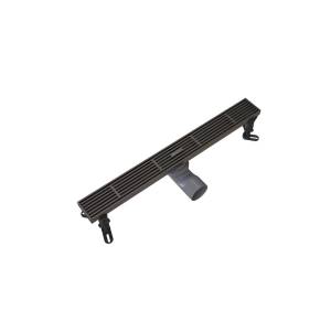 Душевой трап Knotlor Шторм SDRW0500LGM вороненая сталь, 50 см