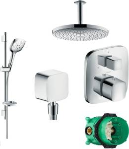 Душевой комплект Hansgrohe Raindance Select E 300 27337000+27856000+27414000+15771000+1800180