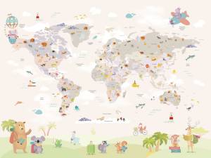 Фреска Ortograf Little friends 34382 Карта - Лесные путешественники Флорентина FF