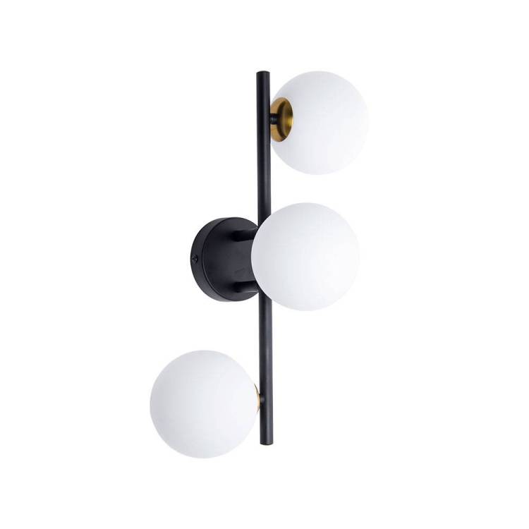 Настенно-потолочный светильник Arte Lamp Gemini A2243PL-3BK