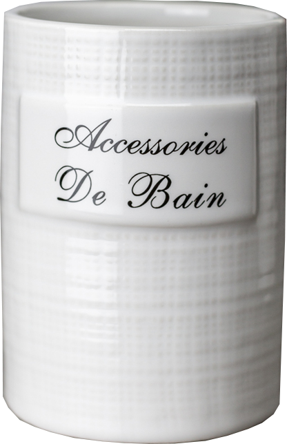 Стакан Bath Plus Bain Blanc W-CE0986B-TB