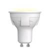 Лампа светодиодная Uniel LED-JCDR 6W/WW/GU10/FR PLP01WH