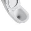 Унитаз компакт Black&White W-7792 7792W Безободковый Белый фото 4