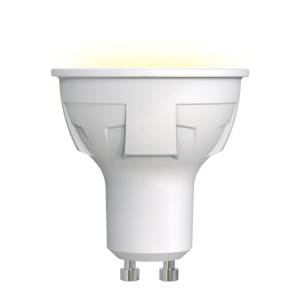 Лампа светодиодная Uniel LED-JCDR 6W/WW/GU10/FR PLP01WH