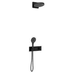 Душевой комплект Vincea Inspire VSFW-422TI1MB черный матовый, встраиваемый