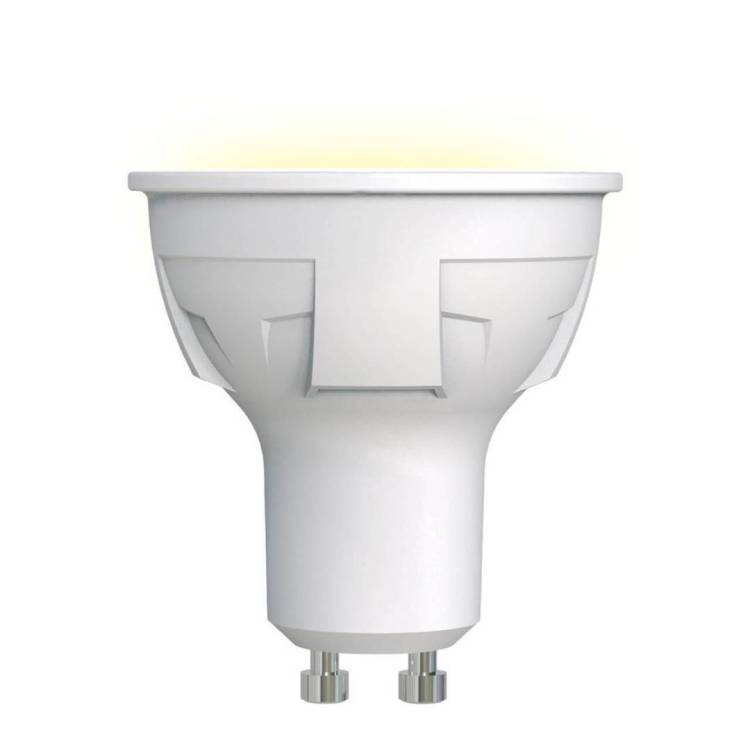 Лампа светодиодная Uniel LED-JCDR 6W/WW/GU10/FR PLP01WH