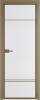 Межкомнатная дверь Profil Doors 4 AX цвет профиля Шампань, стекло безопасное 6 мм мору белый 700x2000