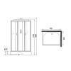 Душевая кабина Niagara Classic 339844QG 90x80x220 с гидромассажем фото 17