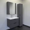 Тумба с раковиной Comforty Лима-70П2 00-00019212 подвесная, антрацит фото 4