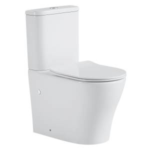 Унитаз компакт Black&White W-7792 7792W Безободковый Белый