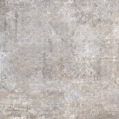 Керамогранит Rondine Group Rhs Murales J88136 Grey Dec Ret 80x80
