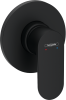 Смеситель для душа Hansgrohe Rebris S 72648670 С ВНУТРЕННЕЙ ЧАСТЬЮ, черный матовый