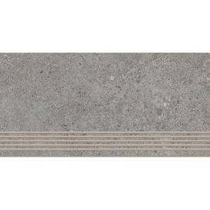 Ступень Paradyz Authority Grey Stopnica Prosta Nacinana Mat. 29.8x59.8