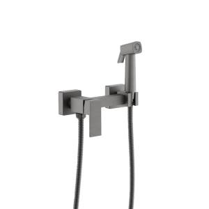 Гигиенический душ Belz B55806-3 со смесителем, оружейная сталь