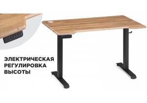 Стол компьютерный Notta Маркос 578407 дуб вотан/черный 140x80x75