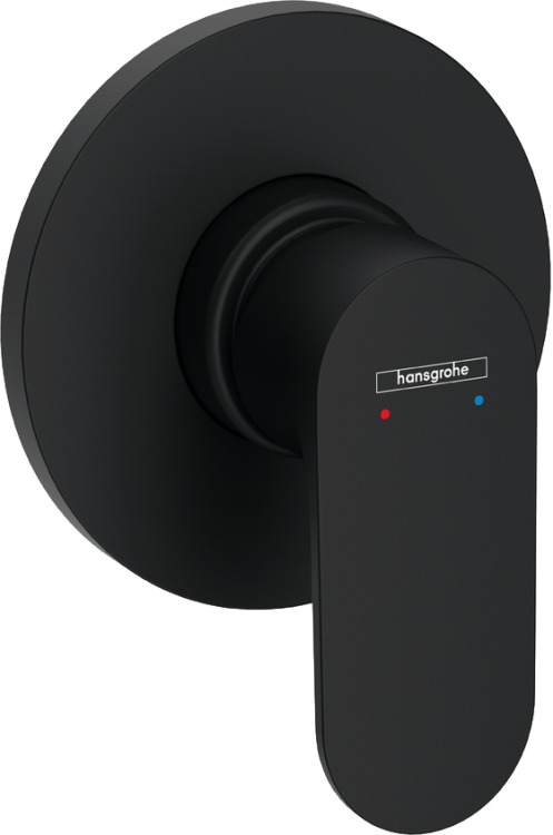 Смеситель для душа Hansgrohe Rebris S 72648670 С ВНУТРЕННЕЙ ЧАСТЬЮ, черный матовый