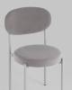 Набор из 4 стульев Stool Group Бриф SN AV 477-C82-7004-K серый каркас светло-серый муар фото 6