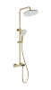 Душевая стойка Wonzon & Woghand WW-B2091-A-BG с термостатом, золото