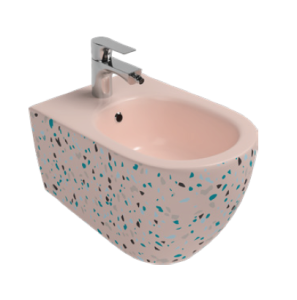 Биде подвесное Isvea Infinity 10NF41001SV-2S-TRZ лососевый матовый