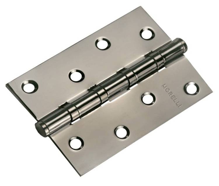 Петля дверная универсальная Morelli MS 100x70x2.5-4BB BN (черный никель)