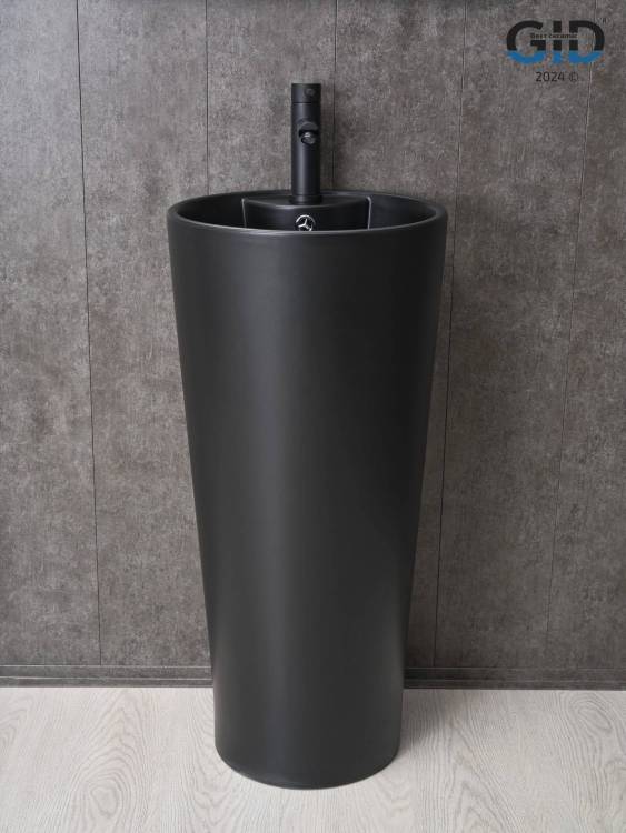 Раковина Gid Autonomo Nb131bm 81120 черная матовая, 40x40x84