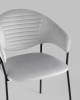 Набор из 2 стульев Stool Group Алексис AV 445-Cs-08 X2 серый, велюр фото 8