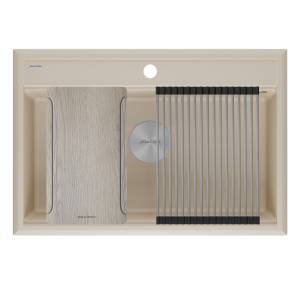 Мойка кухонная Paulmark Stepia-Multi Sink 80 PM187551-LA латте, 51x75