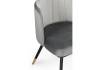 Стул Woodville Penelopa 15415 dark gray / light gray / black / gold фото 6