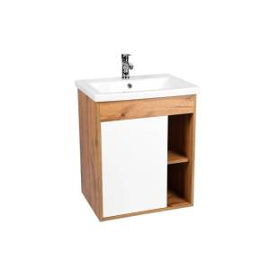 Тумба с раковиной Viant Бостон VBOS70CO-T1STP 425x655x620 1 ств подвесная