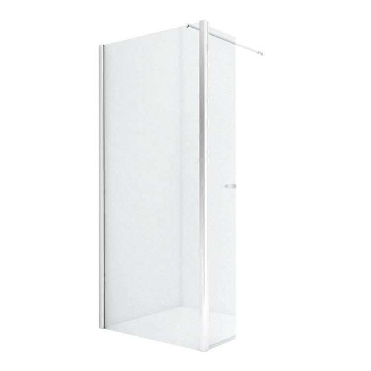 Душевое ограждение NEW TRENDY NEW SOLEO 100x195 K-0345 (хром)