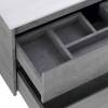 Тумба под раковину Belbagno Kraft KRAFT-900-2C-SO-CG 90x46x50 Cemento Grigio подвесная с двумя выкатными ящиками фото 7