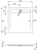 Поддон для душа Radaway Teos C 90x90 anthracite, с сифоном фото 2