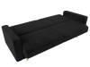 Прямой диван книжка Лига Диванов Бонн 111767 Черный 222/88/95 фото 7