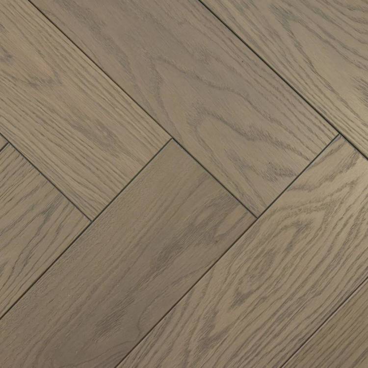 Двухслойная инженерная доска AlixFloor Английская елка ALX1032HB Дуб Дымчато-Серый 600x100x15