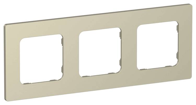 Рамка 3-постовая IEK Flite FI-M32-32-20-K37 шампань