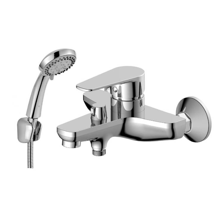 Смеситель для ванны Decoroom DR72 DR72036 одноручный с коротким изливом Хром