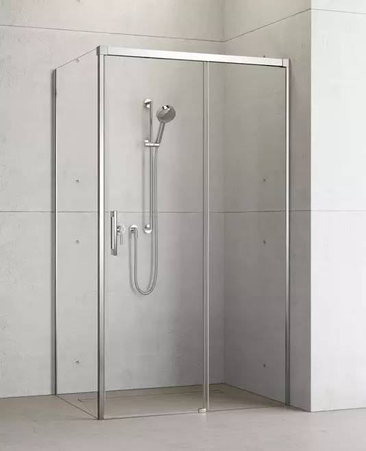 Душевой уголок Radaway Idea KDJ 130х75 см правый, стекло прозрачное, профиль черный