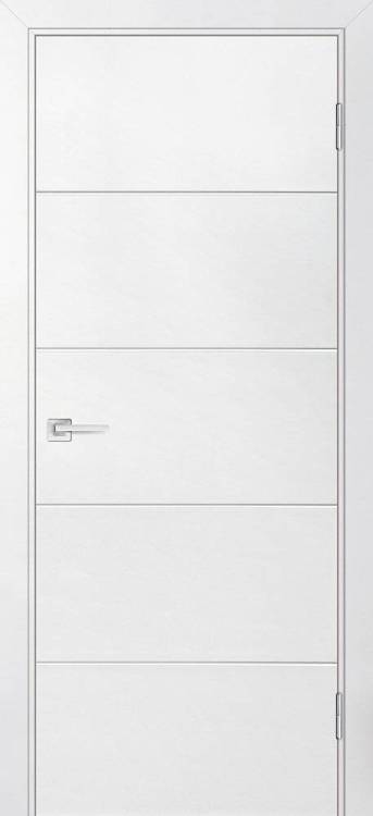 Межкомнатная дверь эмаль Текона Смальта-line 03U, глухая, Ral 9003 белый 900x2000