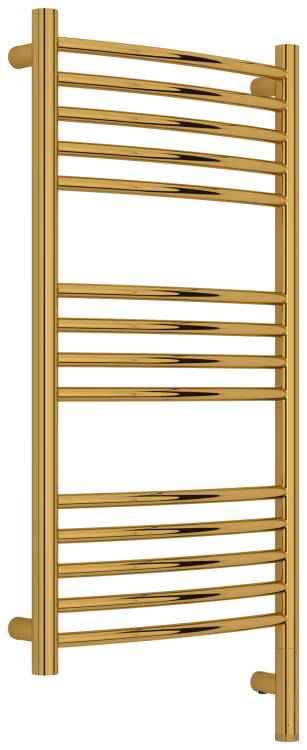 Полотенцесушитель электрический Сунержа Богема 3.1 03-6003-8040 выгнутый, Золото, 80x40