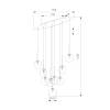 Подвесной светильник TK Lighting 6148 Estera фото 5