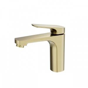 Смеситель для раковины Wonzon & Woghand WW-A40492-BG брашированное золото