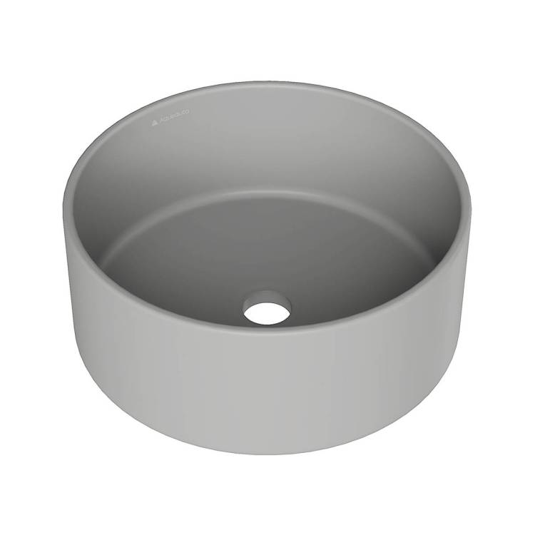 Раковина Aqueduto Espiral ESP0130 40x40, серый матовый