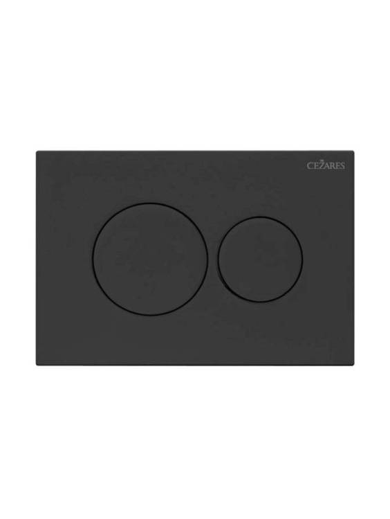 Кнопка смыва Cezares Pneumatic PN1-BTN-NOP черный матовый